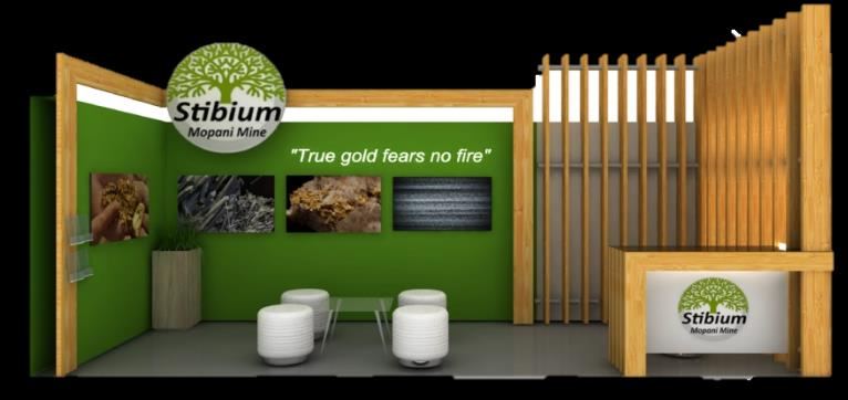 Green exhibition stand concept